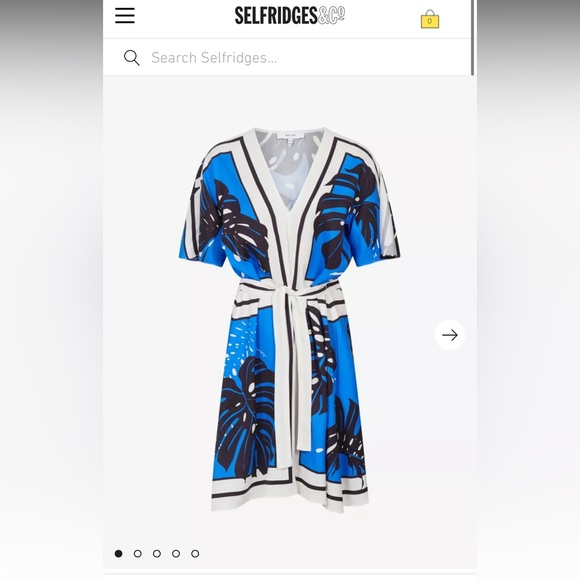 Reiss Dresses & Skirts - REISS
Hannah palm tree-print woven mini dress